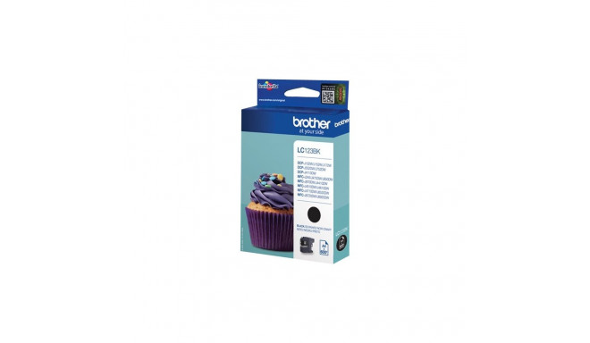 BROTHER LC123BK must tindikassett 600 lehte