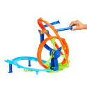 Hot Wheels Rapid Launch & Loop Playset with 1:64 Scale Die-Cast Toy Car, Crash & Track Set