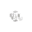 Lanberg WF11-3306-10S seinapealne rack-kapp 6U hall