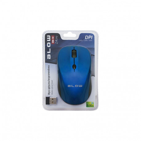 Blow juhtmevaba optiline hiir mb-10 84-004#, sinine