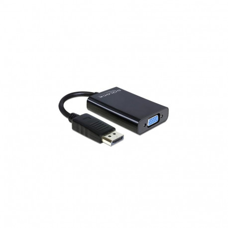 DeLOCK 65439 video cable adapter VGA (D-Sub) DisplayPort Black