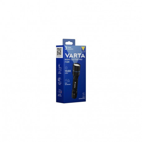 Varta Night Cutter Pro F30R Black Hand flashlight LED