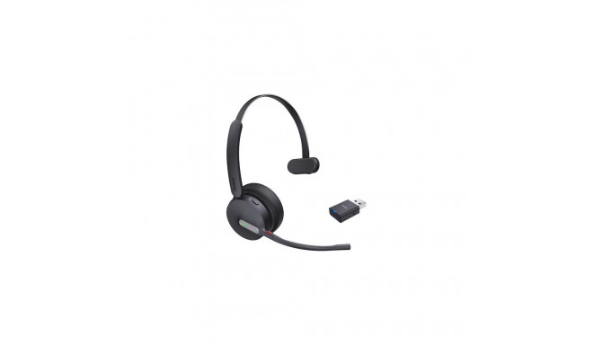 Yealink WH64 Hybrid Mono UC Headset Wireless Head-band Office/Call center Micro-USB Bluetooth Black