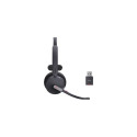 Yealink WH64 Hybrid Mono UC Headset Wireless Head-band Office/Call center Micro-USB Bluetooth Black