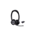 Yealink WH64 Hybrid Dual Teams Headset Wireless Head-band Office/Call center Micro-USB Bluetooth Bla