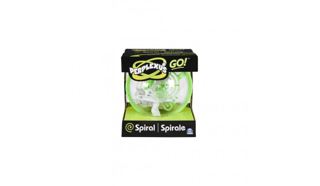 Games Perplexus GO! Spiral, Compact Challenging Puzzle Maze Skill Game, for Adults and Kids Ages 8 a