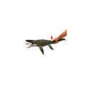 Jurassic World Rebirth Bite N Blast Mosasaurus Action Figure and Mini Dilophosaurus, Dinosaur Toy