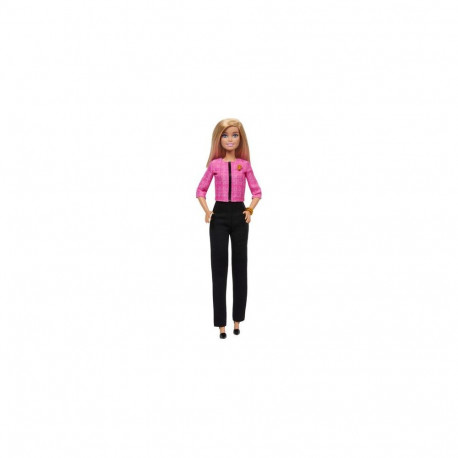 Barbie Future Leader Doll, Blonde, Wearing Outfit with 2 Golden Bracelets &amp; Pin, Includes St