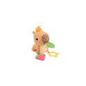 Fisher-Price Snuggly Snacky Capybara Plush Baby Sensory Toy with Teether &amp; Rattle for Newbor