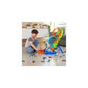 Hot Wheels Action 4-Loop Crash Out Track Set with Motorized Booster &amp; 1:64 Scale Toy Car