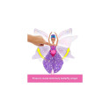 Barbie Dance and Flutter Doll with 2-in-1 Transformation from Dancer to Butterfly, Purple Hair