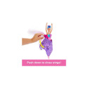 Barbie Dance and Flutter Doll with 2-in-1 Transformation from Dancer to Butterfly, Purple Hair