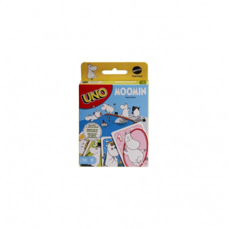 Games UNO Moomin Card Game for Kids, Adults &amp; Family Night with Deck Inspired by the Series