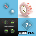 Scotch Fix läbipaistev kahepoolne teip 19mmx1,5m