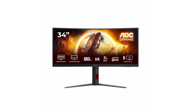 Monitor CU34G4 34 inches 180Hz Curved VA HDMIx2 DP HAS