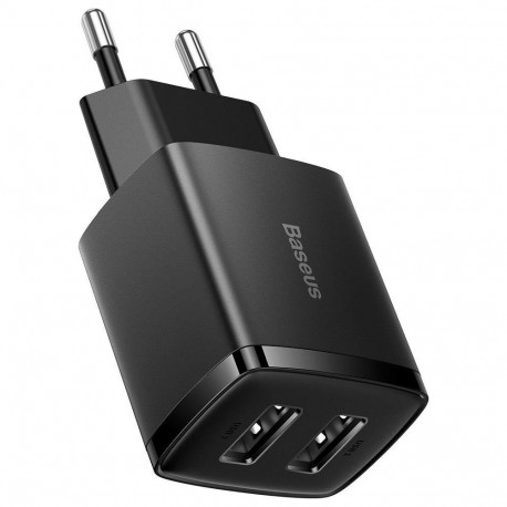Baseus Compact Charger 2x USB-A 2.1 A (CCXJ010201)