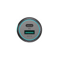 60W USB-C USB-A car charger Joyroom JR-CCN01 - black