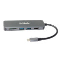 D-Link 6-in-1 USB-C Hub with HDMI/Card Reader/Power Delivery