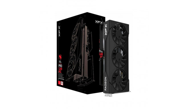 XFX Radeon RX 9060 XT Swift OC Triple Fan, graphics card black, RDNA4, GDDR6, 2x DisplayPort, 1x HDM