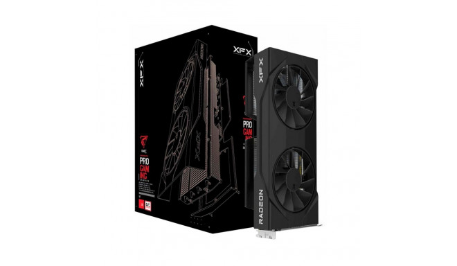 XFX Radeon RX 9060 XT Swift OC 8GB, graphics card black, RDNA4, GDDR6, 2x DisplayPort, 1x HDMI 2.1