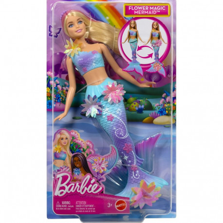 Barbie Barbie Mermaid with Magical Flowers Blonde, Doll