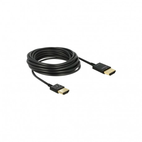 DeLOCK Cable HDMI A male > HDMI A male High Speed 3D 4K Active Slim black, 3 meters