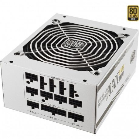 Cooler Master MWE 1050 V2 White, PC power supply white, 1x 12-pin high power GPU, 3x PCIe, cable man