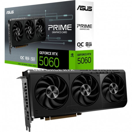 ASUS GeForce RTX 5060 PRIME OC 8GB, graphics card DLSS 4, 3x DisplayPort, 1x HDMI 2.1