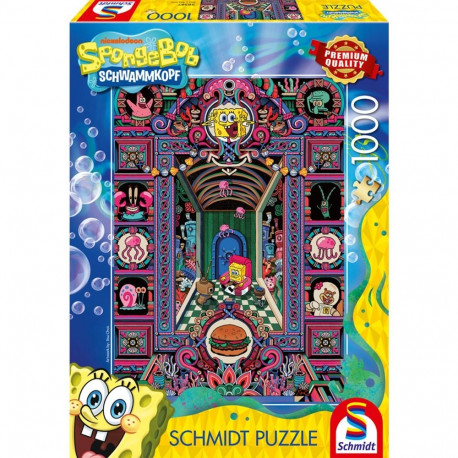 SpongeBobs pusle pöörane maailm 1000 Teile