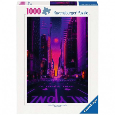 Ravensburger Puzzle New York in Neon 1000 pieces
