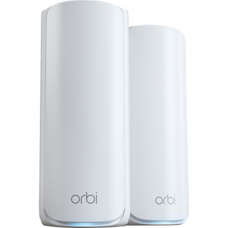 ORBI mesh-satelliit RBE772-100EUS 2-tk komplekt kolmeribaline WiFi 7, valge