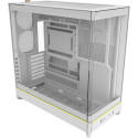 Montech HS02, tower case white, tempered glass x 2