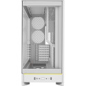 Montech HS02, tower case white, tempered glass x 2