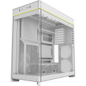 Montech HS02, tower case white, tempered glass x 2