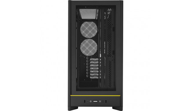 Montech HS01, tower case black, tempered glass