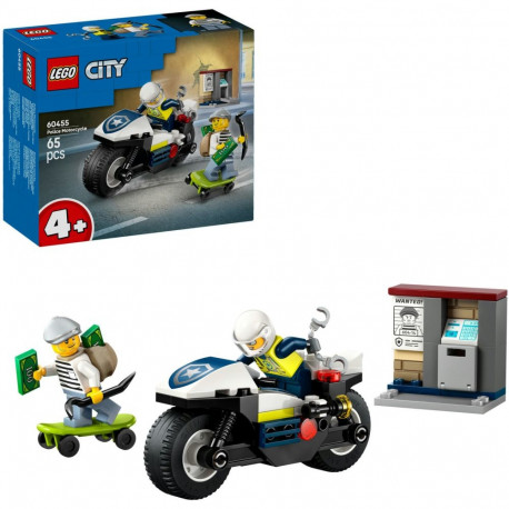City mängukomplekt 60455 politseimootorrattaga