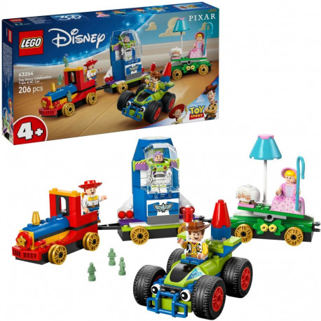 LEGO 43264 Disney Pixar Party Train and the RC Car from Toy Story, construction toy