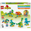 LEGO 10451 DUPLO Town Dinosaurs on Wheels 3-in-1 Set, Construction Toy