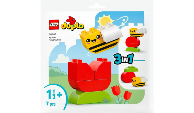 LEGO 30686 DUPLO My First Flower with Bee, Construction Toy