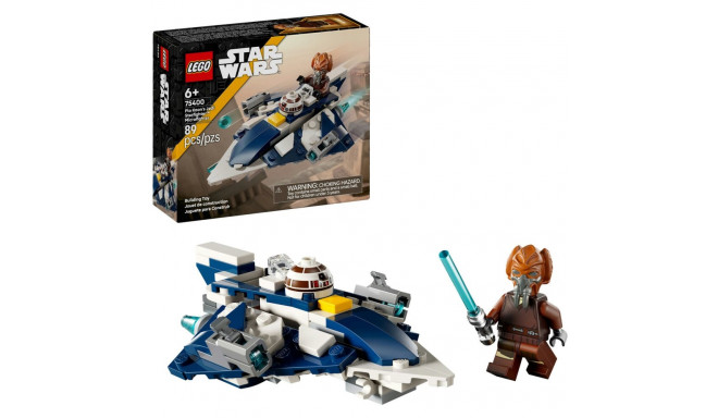 LEGO 75400 Star Wars Plo Koons Jedi Starfighter Microfighter, construction toy