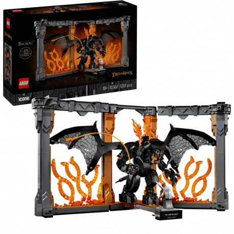 LEGO 10367 Icons The Lord of the Rings: Balrog Bookend, Construction Toy