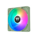 Thermaltake CT120 Reverse ARGB Sync PC Cooling Fan Matcha Green, Case Fan Light Green, 2-Pack, Witho