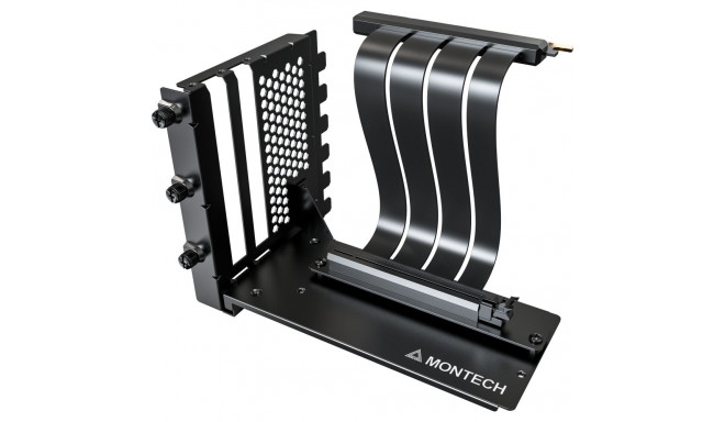 Vertikales GPU Mounting Kit, PCIe 4.0 Riser-Kabel (schwarz, 20cm)
