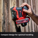 EINHELL Power X-Change Cordless Hand Orbital Sander TE-OS 18/113 Li-Solo, 18 Volt red/black, without
