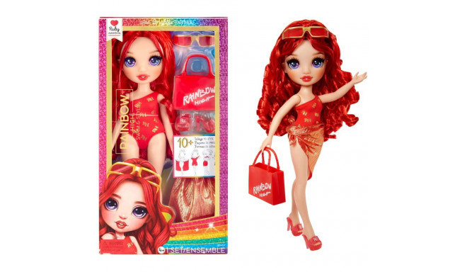 MGA Entertainment Rainbow High Swim & Style - Ruby (Red)