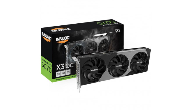 Inno3D GeForce RTX 5070 X3 OC (DLSS 4, 3x DisplayPort, 1x HDMI 2.1)