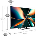 Hisense 55U7Q - 55 - black (matt), UltraHD/4K, Mini-LED, Hi-View AI Engine, QLED Color, 144Hz panel