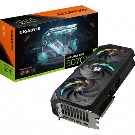 GeForce graafikakaart RTX 5070 Ti GAMING OC 16G (DLSS 4, 3x DisplayPort, 1x HDMI 2.1)