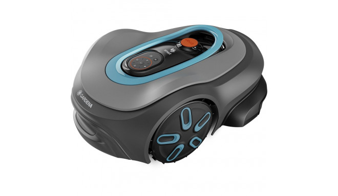 Gardena robotic lawnmower smart SILENO pro 600m2 (grey/turquoise, Li-ion battery, LONA technology)