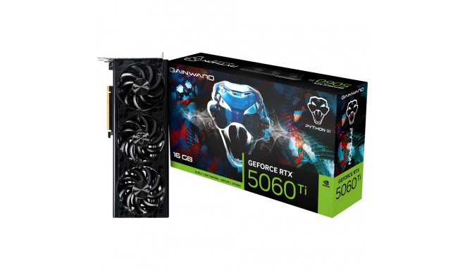 Gainward GeForce RTX 5060 Ti Python III 16GB (DLSS 4, 3x DisplayPort, 1x HDMI 2.1)